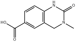 6-Quinazolinecarboxylic acid, 1,2,3,4-tetrahydro-3-methyl-2-oxo- Structure