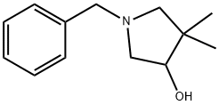 1-benzyl-4,4-dimethylpyrrolidin-3-ol Structure