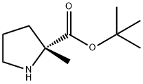 D-Proline, 2-methyl-, 1,1-dimethylethyl ester 구조식 이미지