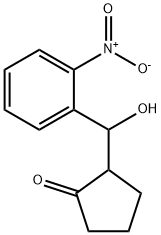 Cyclopentanone, 2-[hydroxy(2-nitrophenyl)methyl]- Structure