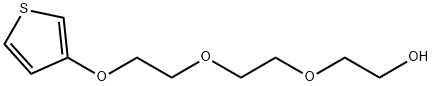 Ethanol, 2-[2-[2-(3-thienyloxy)ethoxy]ethoxy]- Structure