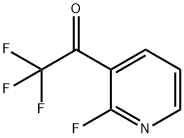 2,2,2-trifluoro-1-(2-fluoropyridin-3-yl)ethan-1-one 구조식 이미지