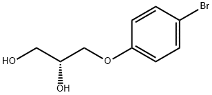 1,2-Propanediol, 3-(4-bromophenoxy)-, (2R)- 구조식 이미지