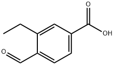 Benzoic acid, 3-ethyl-4-formyl- Structure