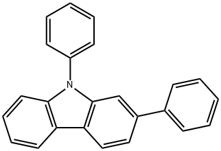 9H-Carbazole, 2,9-diphenyl- 구조식 이미지