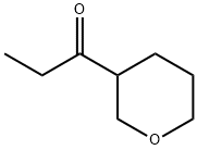 1-Propanone, 1-(tetrahydro-2H-pyran-3-yl)- Structure