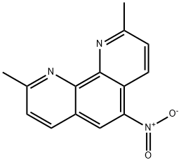 1,10-Phenanthroline, 2,9-dimethyl-5-nitro- Structure