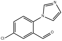 Benzaldehyde, 5-chloro-2-(1H-imidazol-1-yl)- Structure