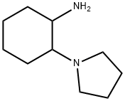 Cyclohexanamine, 2-(1-pyrrolidinyl)- Structure