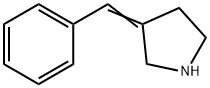 Pyrrolidine, 3-(phenylmethylene)- Structure