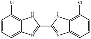 2,2'-Bi-1H-benzimidazole, 7,7'-dichloro- Structure