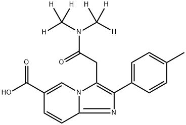 Zolpidem-d6 6-Carboxylic Acid Structure