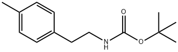 Carbamic acid, N-[2-(4-methylphenyl)ethyl]-, 1,1-dimethylethyl ester Structure