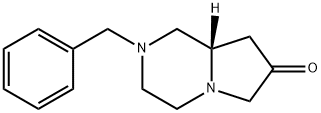 Pyrrolo[1,2-a]pyrazin-7(6H)-one, hexahydro-2-(phenylmethyl)-, (8aS)- Structure