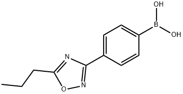 Boronic acid, B-[4-(5-propyl-1,2,4-oxadiazol-3-yl)phenyl]- Structure