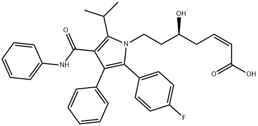 (2Z)-2,3-Dehydroxy Atorvastatin (>90% Z) Structure
