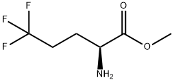 Norvaline, 5,5,5-trifluoro-, methyl ester Structure