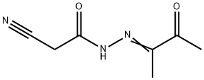 2-Cyano-N''-(3-oxobutan-2-ylidene)acetohydrazide Structure