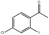 Ethanone, 1-(4-chloro-2-iodophenyl)- 구조식 이미지