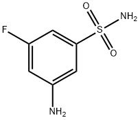 Benzenesulfonamide, 3-amino-5-fluoro- Structure