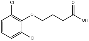 Butanoic acid, 4-(2,6-dichlorophenoxy)- Structure