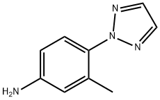 Benzenamine, 3-methyl-4-(2H-1,2,3-triazol-2-yl)- Structure