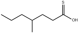 Heptanethioic acid, 4-methyl- Structure