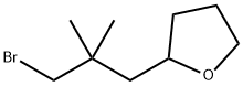 Furan, 2-(3-bromo-2,2-dimethylpropyl)tetrahydro- Structure