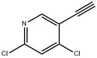 Pyridine, 2,4-dichloro-5-ethynyl- 구조식 이미지