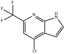 4-chloro-6-(trifluoromethyl)-1H-pyrrolo[2,3-b]pyridine Structure