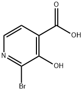 4-Pyridinecarboxylic acid, 2-bromo-3-hydroxy- 구조식 이미지