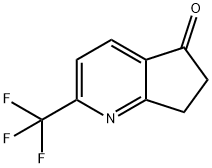 2-Trifluoromethyl-6,7-dihydro-[1]pyrindin-5-one 구조식 이미지