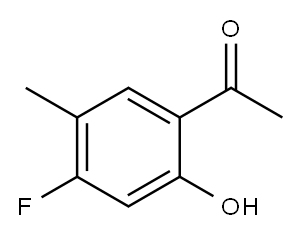 Ethanone, 1-(4-fluoro-2-hydroxy-5-methylphenyl)- Structure