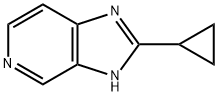 3H-Imidazo[4,5-c]pyridine, 2-cyclopropyl- Structure