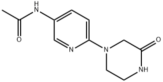 N-[6-(3-Oxo-1-piperazinyl)-3-pyridinyl]acetamide Structure