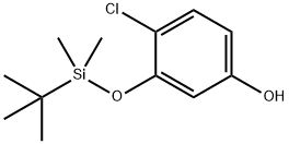 Phenol, 4-chloro-3-[[(1,1-dimethylethyl)dimethylsilyl]oxy]- Structure