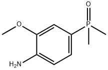 Benzenamine, 4-(dimethylphosphinyl)-2-methoxy- 구조식 이미지