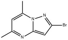 Pyrazolo[1,5-a]pyrimidine, 2-bromo-5,7-dimethyl- Structure