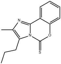 5H-Imidazo[1,2-c][1,3]benzoxazine-5-thione, 2-methyl-3-propyl- 구조식 이미지