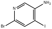 6-Bromo-4-iodo-pyridin-3-ylamine 구조식 이미지