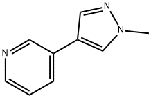 3-(1-methyl-1H-pyrazol-4-yl)pyridine 구조식 이미지