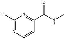 4-Pyrimidinecarboxamide, 2-chloro-N-methyl- Structure