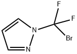 1H-Pyrazole, 1-(bromodifluoromethyl)- Structure