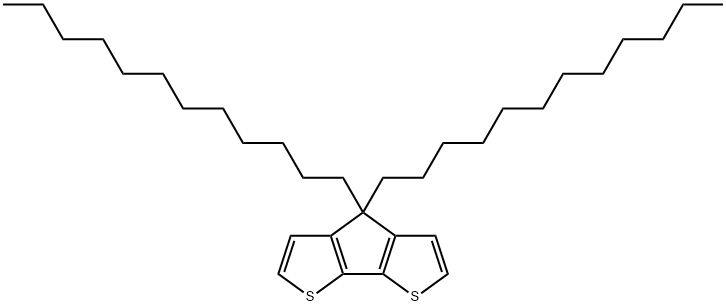 4H-Cyclopenta[2,1-b:3,4-b']dithiophene, 4,4-didodecyl- Structure