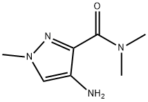 4-amino-N,N,1-trimethyl-1H-pyrazole-3-carboxamide Structure