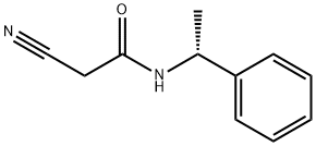 Acetamide, 2-cyano-N-[(1R)-1-phenylethyl]- Structure