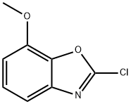 Benzoxazole, 2-chloro-7-methoxy- 구조식 이미지