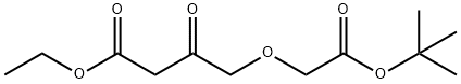 Butanoic acid, 4-[2-(1,1-dimethylethoxy)-2-oxoethoxy]-3-oxo-, ethyl ester 구조식 이미지