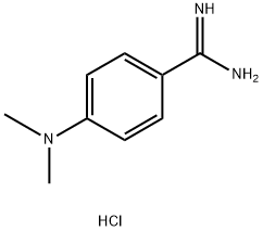 4-Dimethylamino-benzamidine dihydrochloride 구조식 이미지