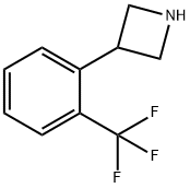 Azetidine, 3-[2-(trifluoromethyl)phenyl]- Structure